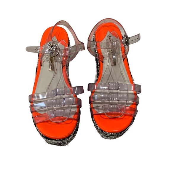 Sophia Webster Suki Jelly Platform Wedge Sandal - Picture 2 of 9